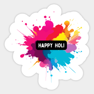 Happy Holi Sticker